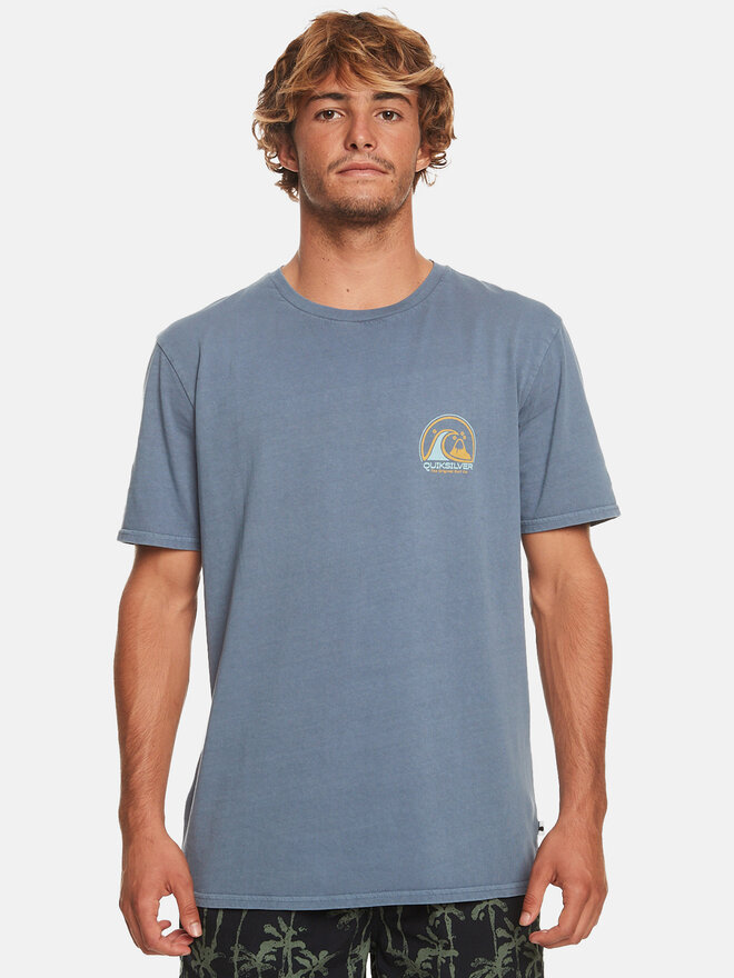 Quiksilver Quiksilver Marškinėliai Cleancircle Tees EQYZT07491 Mėlyna Regular Fit