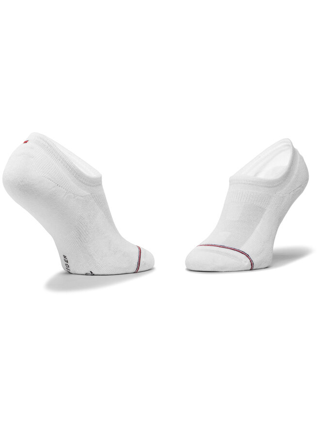 Tommy Hilfiger Set di 2 paia di calzini corti da uomo Tommy Hilfiger 100001095 Bianco