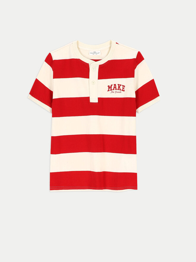 Coccodrillo Coccodrillo T-shirt ZC4143201ABJ Crvena Regular Fit
