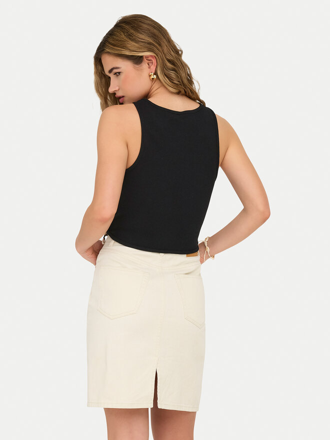 ONLY ONLY Marškinėliai Shelly 15325019 Juoda Slim Fit