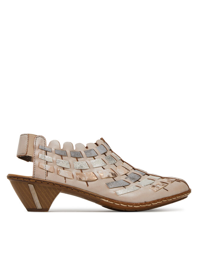 Rieker Halbschuhe Rieker 46778-64 Beige