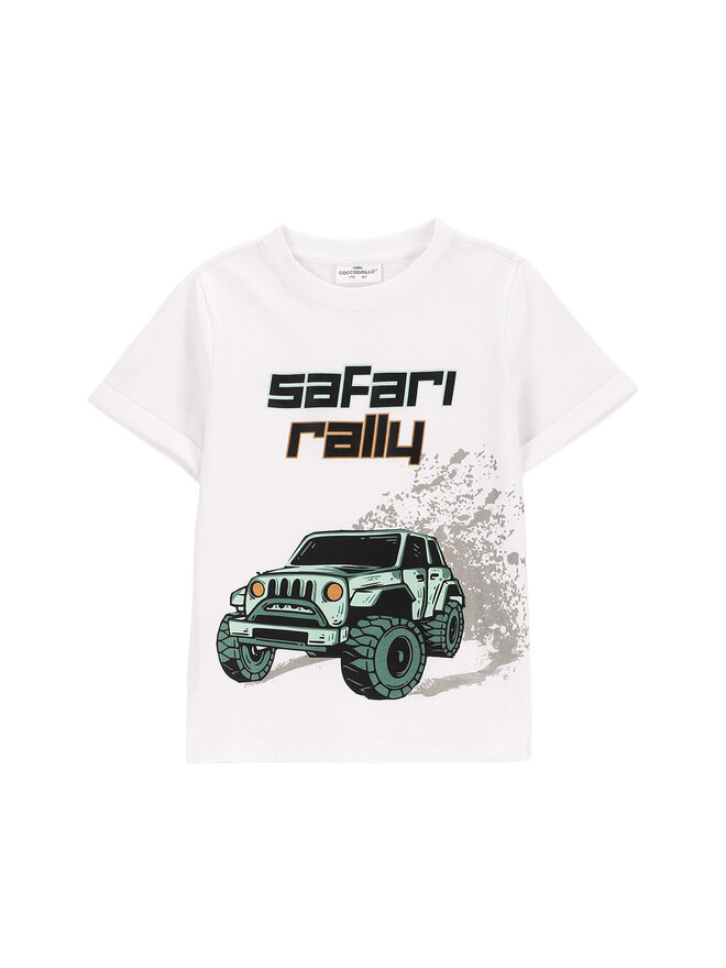 Coccodrillo Coccodrillo T-Shirt WC5143206WBK Λευκό Regular Fit