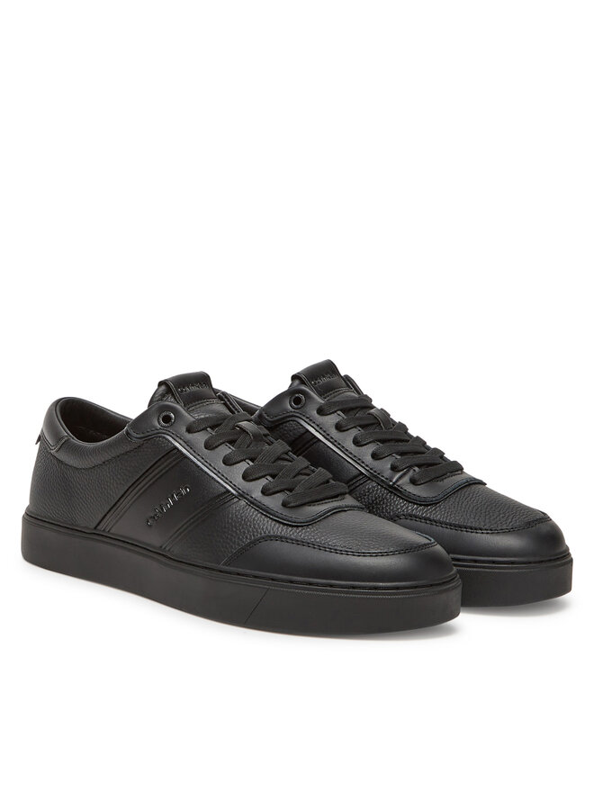 Calvin Klein Zapatillas Calvin Klein Clean Cup Low Lace Tape HM0HM01898 Negro