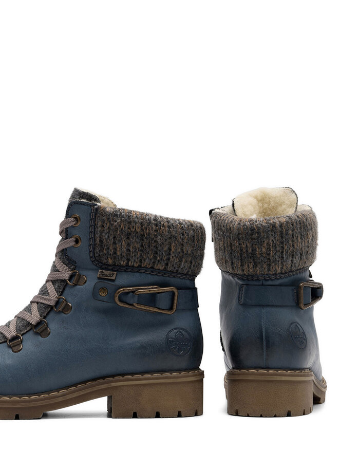 Rieker Botine Rieker Y9131-15 Albastru