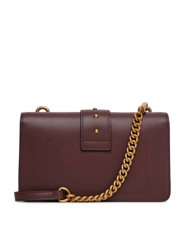 PINKO Τσάντα PINKO Love One Mini ST.CL Al 25-26 PLTT 105856 A0F1 Μπορντό