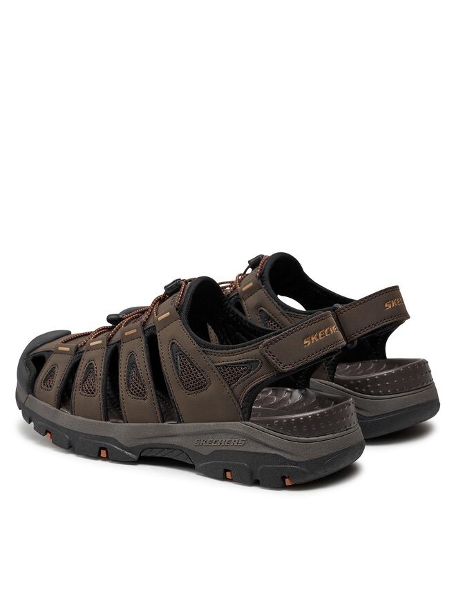 Skechers Sandały Skechers Tresmen-Outseen 204111/CHOC Brązowy