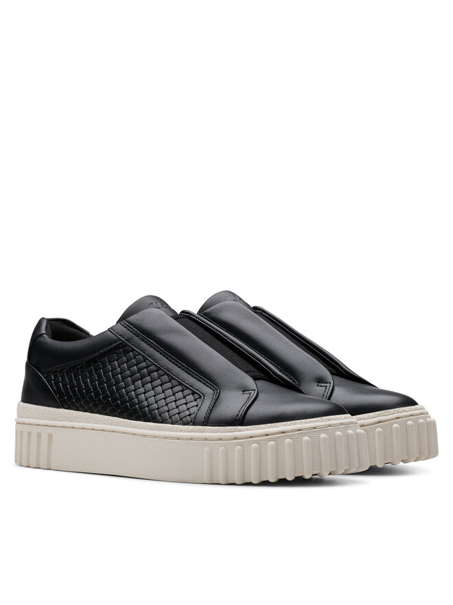 Clarks Snīkeri Clarks Mayhill Bay 26181205 Melns
