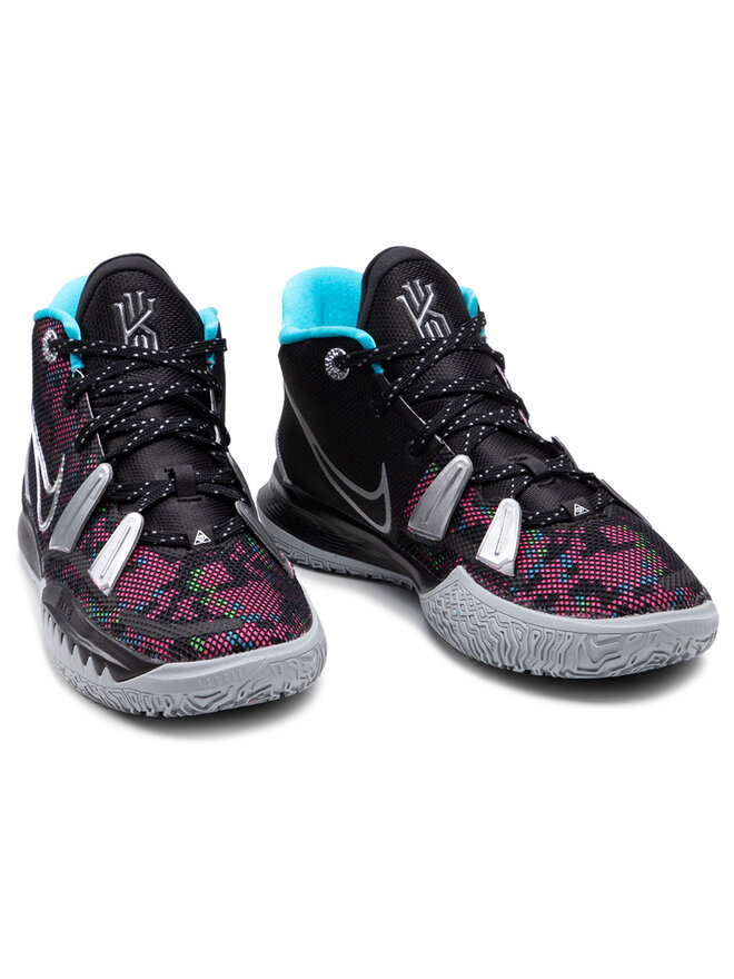 kyrie 7 black metallic silver