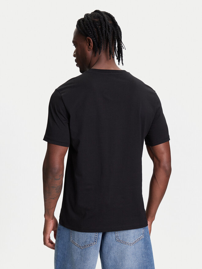 United Colors Of Benetton United Colors Of Benetton Marškinėliai 3BL0U10AG Juoda Relaxed Fit