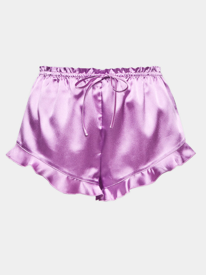 Hunkemöller Hunkemöller Kratke pidžama hlače 203158 Ljubičasta Comfortable Fit