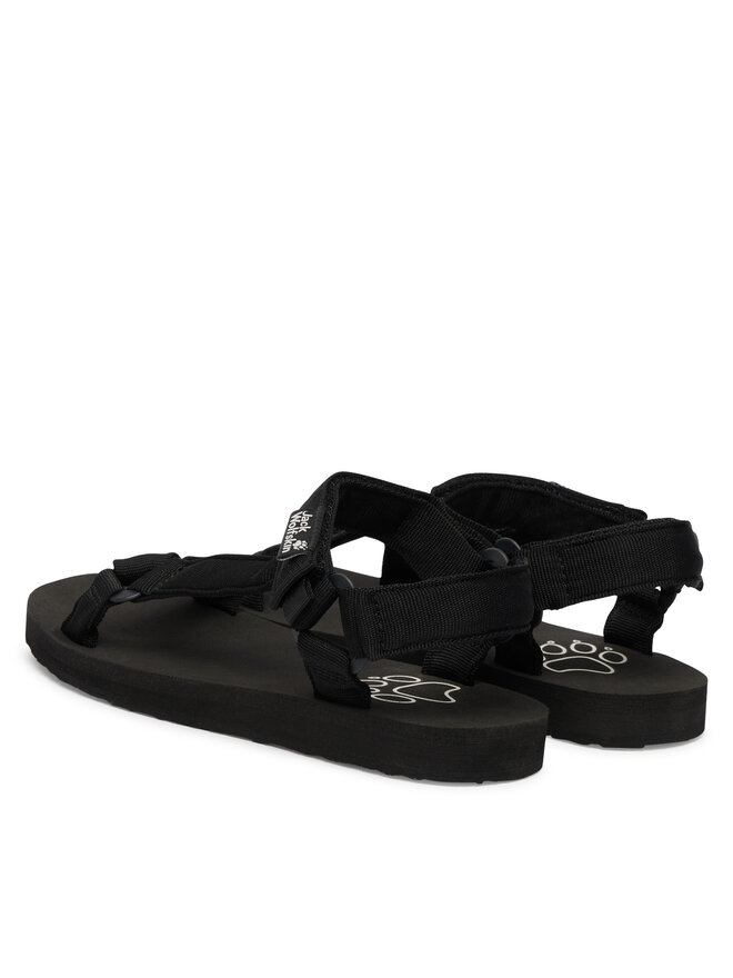 Jack Wolfskin Sandalen Jack Wolfskin Taiga A65623 Schwarz