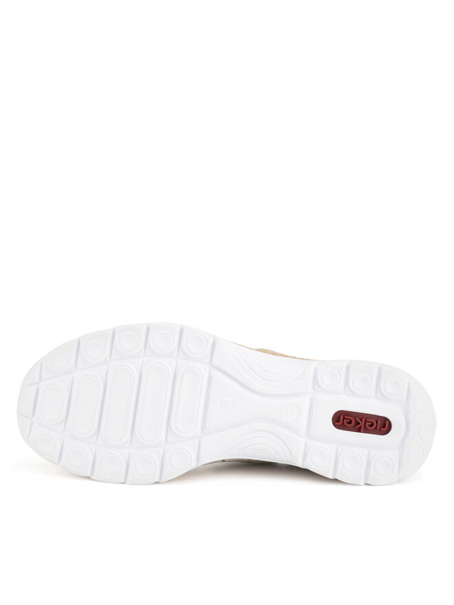 Rieker Baleriny Rieker N4299-60 Beżowy