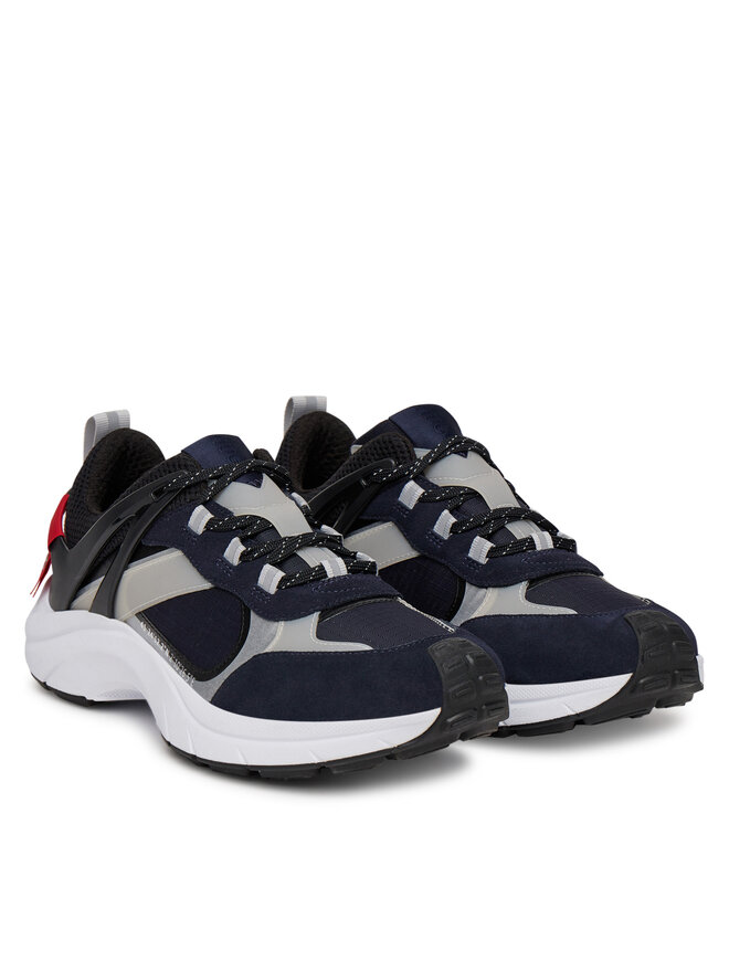 HUGO Sneakersy HUGO 50541703 Tmavomodrá