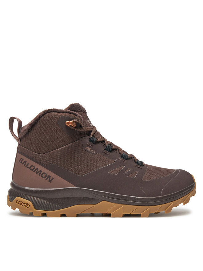 Salomon Bakancs Salomon Outsnap Climasalomon™ Waterproof L47685100 Barna