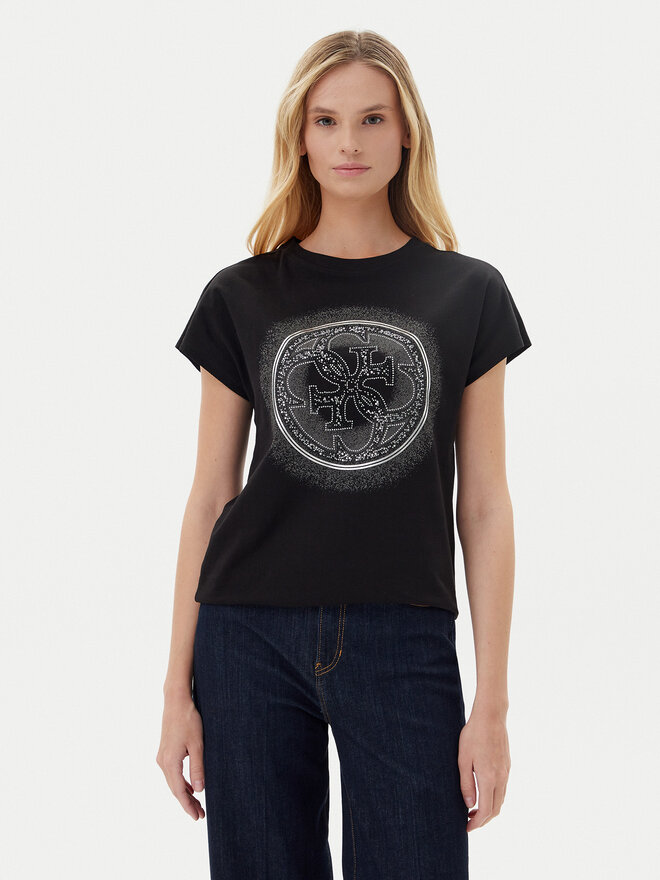 Guess Guess T-Shirt W5YI14 I3Z14 Schwarz Regular Fit