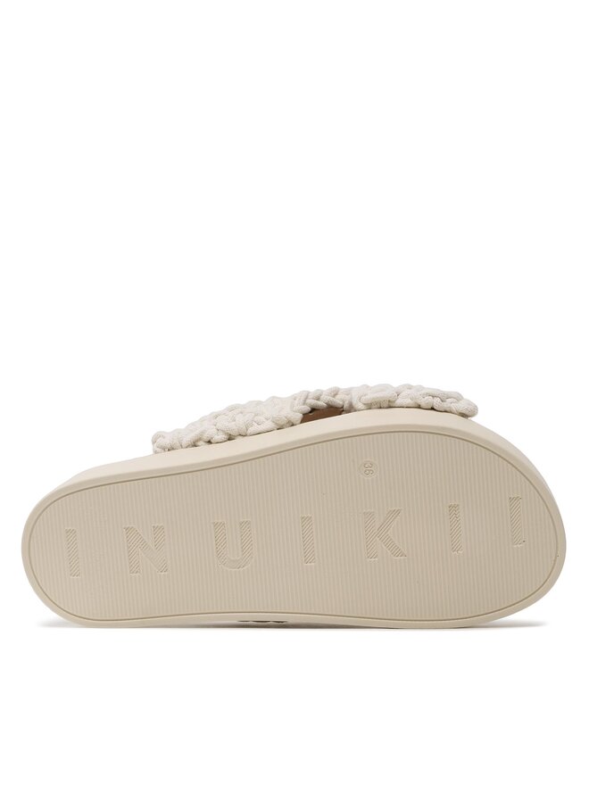 Inuikii Šľapky Inuikii Woven 70104-105 Biela