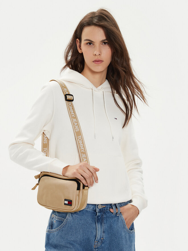 Tommy Jeans Handtasche Tommy Jeans Tjw Ess Daily Crossover AW0AW16275 Beige