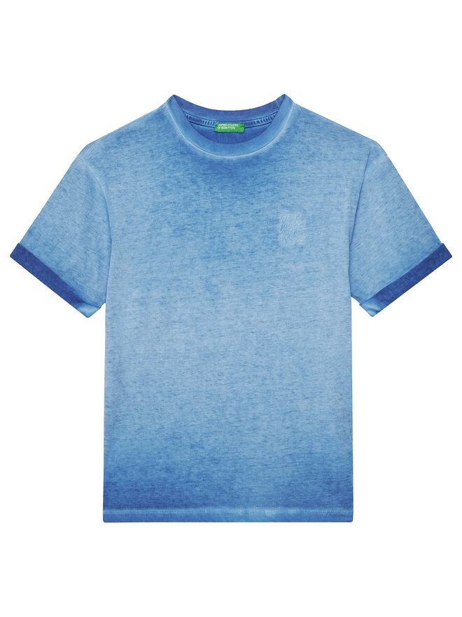 United Colors Of Benetton United Colors Of Benetton Camiseta 3085C10P9 Azul Regular Fit