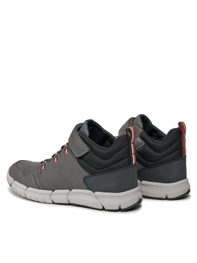 Geox Schnürschuhe Geox J Flexyper B Abx J949XA 032FU C1102 D Grau