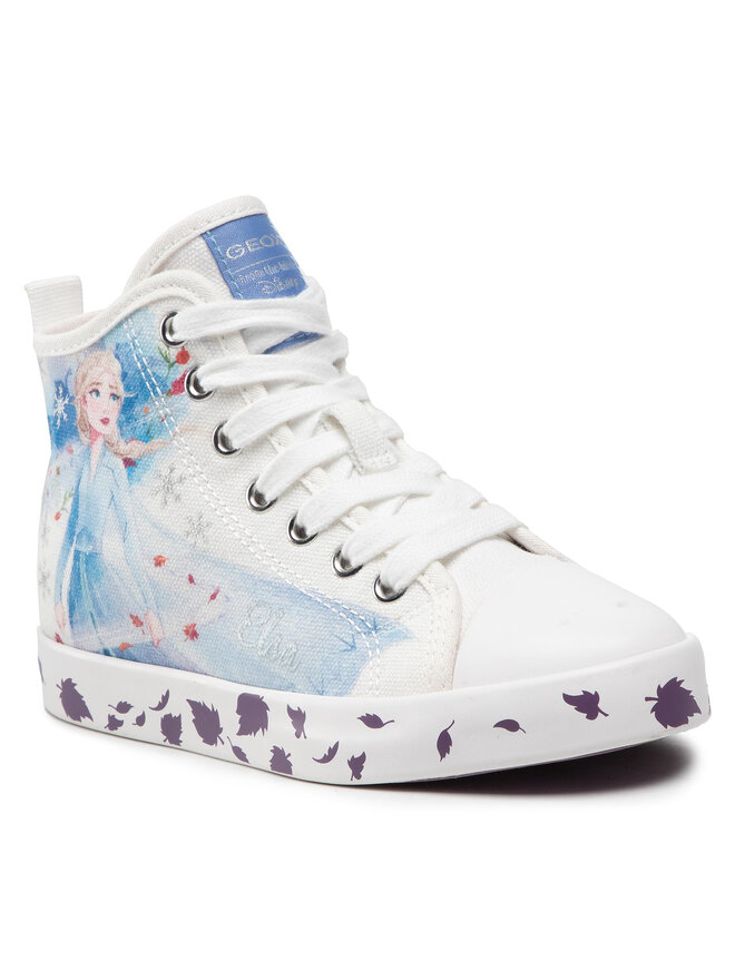 Geox Sneakers aus Stoff Geox J Ciak G. F J0204F 000AW C0653 S Weiß
