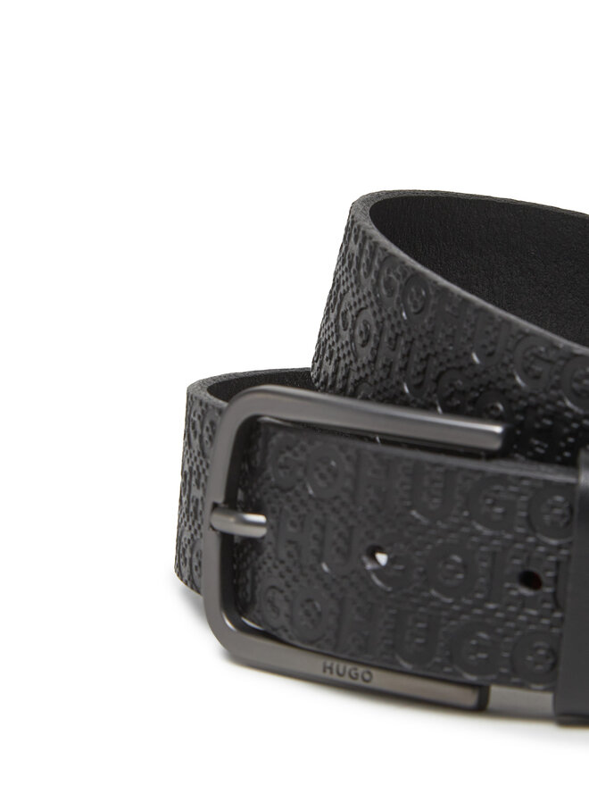 HUGO Cinturón para hombre HUGO 50548364 Negro