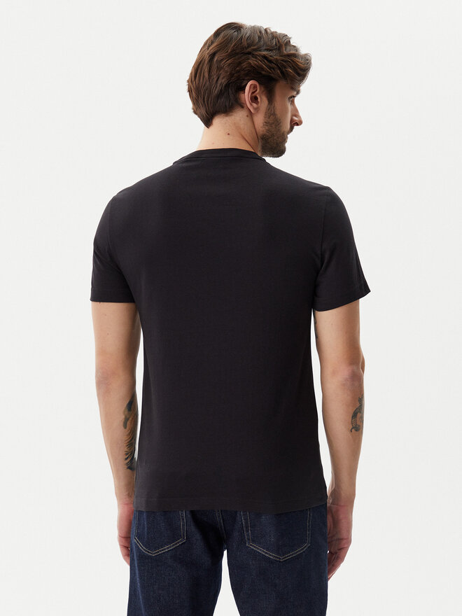 Calvin Klein Calvin Klein Marškinėliai Satin Bonded Logo K10K114162 Juoda Regular Fit