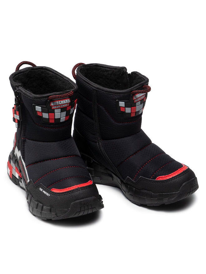 Skechers Снігоходи Skechers Cuboforce 402198L/BKRD Чорний
