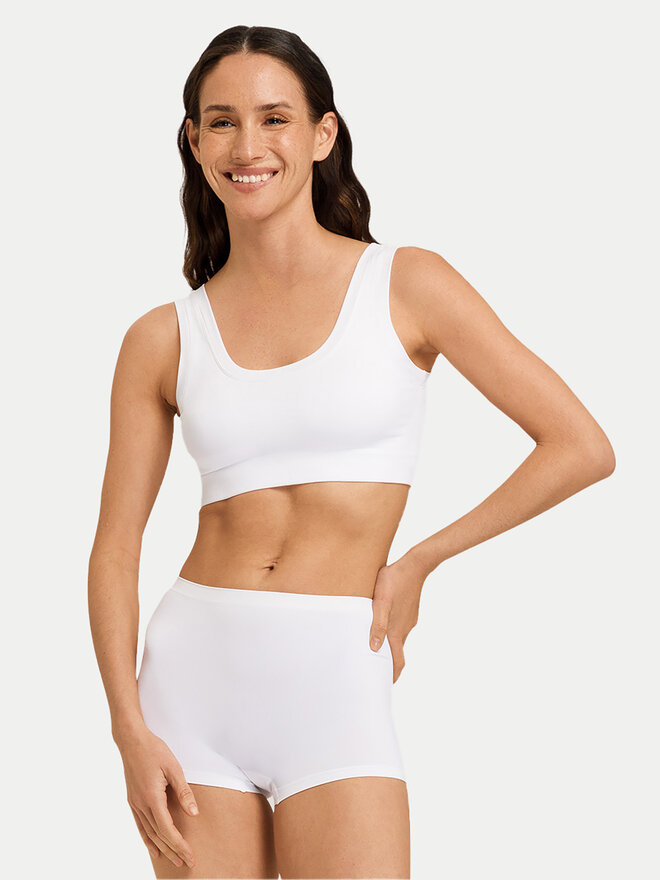 Hanro Hanro Top de sujetador Touch Feeling 71806 Blanco