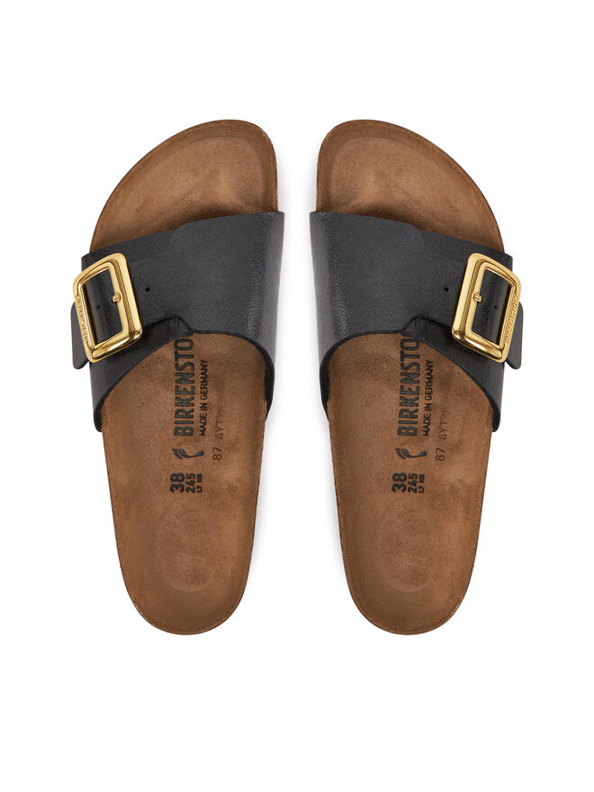 Birkenstock Klapki Birkenstock Catalina Cushion Buckle 1029481 Czarny