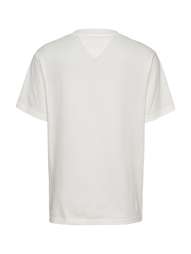 Tommy Jeans Tommy Jeans Camiseta Color Varsity DW0DW21337 Écru Relaxed Fit