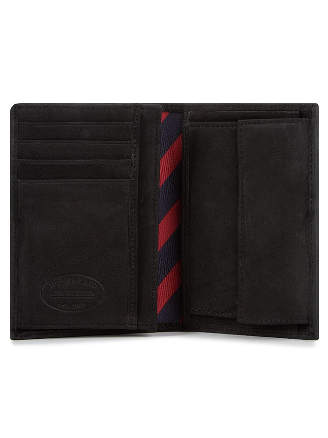 Tommy Hilfiger Velká pánská peněženka Tommy Hilfiger Johanson N/S Wallet W/Coin Pocket AM0AM00664 Černá