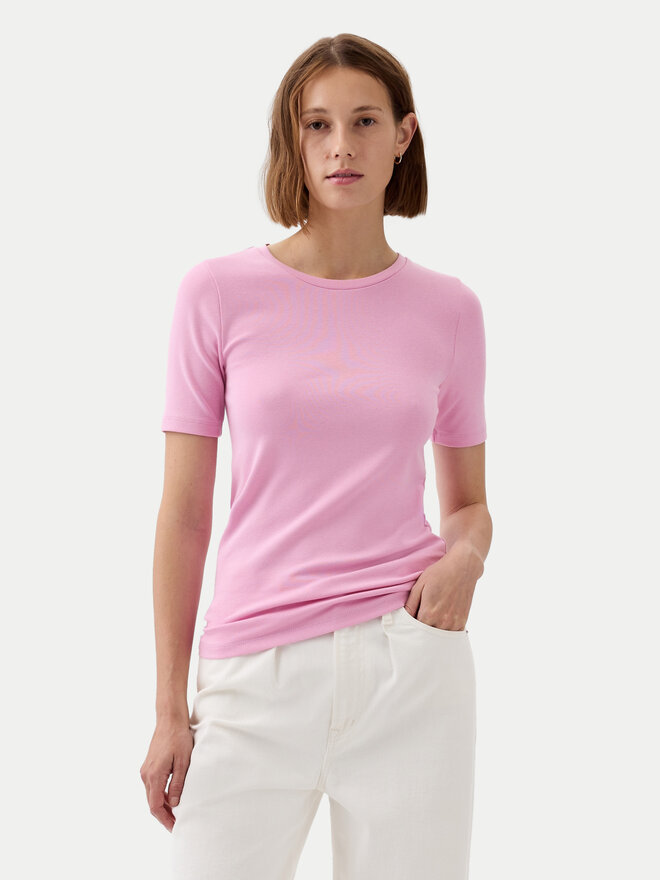 Gap Gap Camiseta 540635-10 Rosa Slim Fit