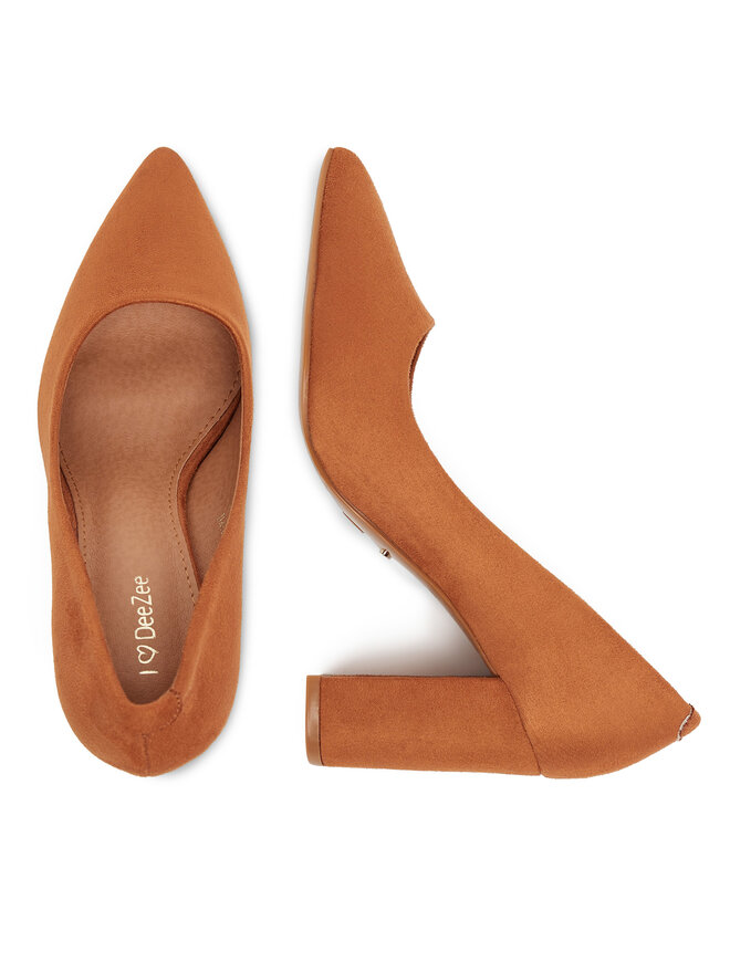 DeeZee Pumps DeeZee DZ0010 Braun