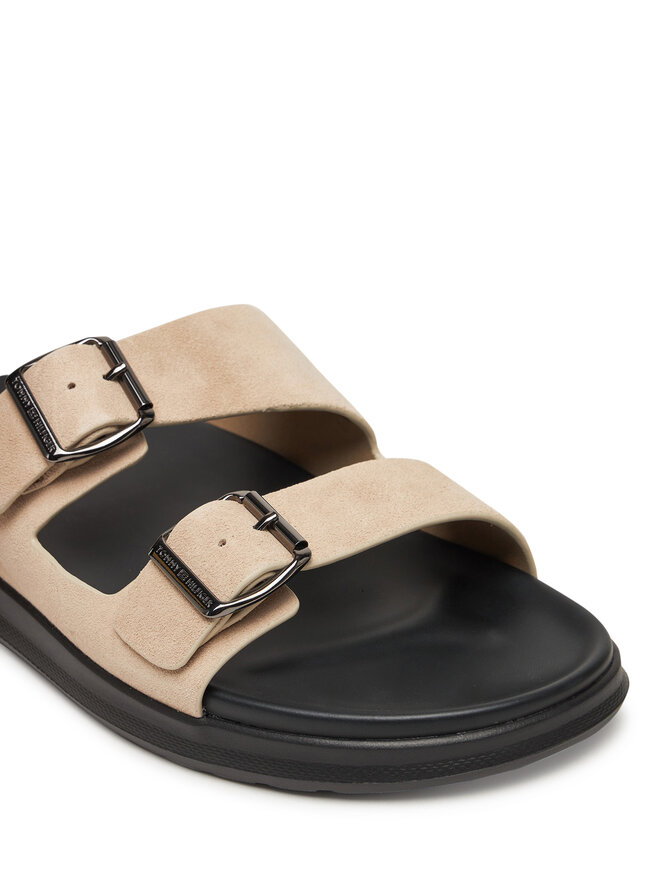 Tommy Hilfiger Šľapky Tommy Hilfiger D Density Hilfiger Sde Sand FM0FM05413 Béžová