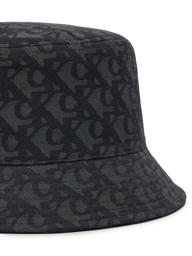 Calvin Klein Jeans Kapelusz Calvin Klein Jeans Logo Jacquard Bucket Hat LV04K5059G Czarny