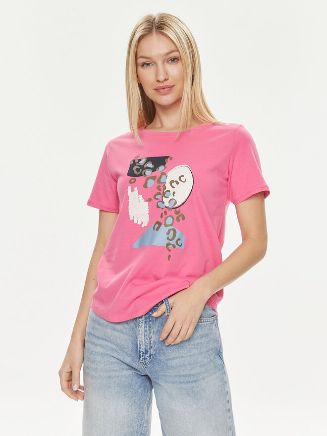 Fransa Fransa Marškinėliai 20613466 Rožinė Regular Fit