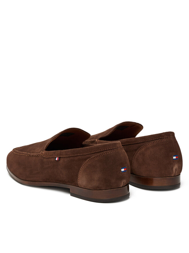 Tommy Hilfiger Κλειστά παπούτσια Tommy Hilfiger Hilfiger Flexible Suede Loafer FM0FM05496 Καφέ
