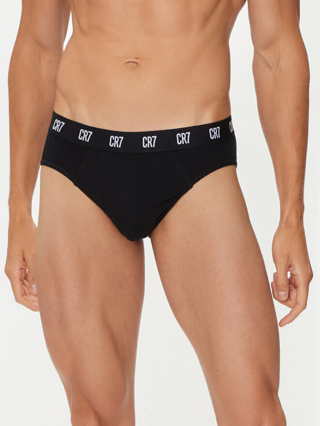 Cristiano Ronaldo CR7 Cristiano Ronaldo CR7 Σετ σλιπ 3 τμχ. Main Basic Brief 3-Pack 8100-66-900 Μαύρο