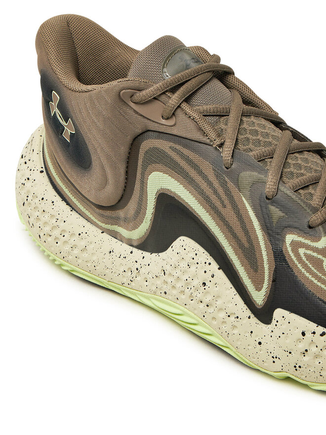 Under Armour Krepšinio batai Under Armour Ua Spawn 6 Mid Camo 3028338-200 Pilka