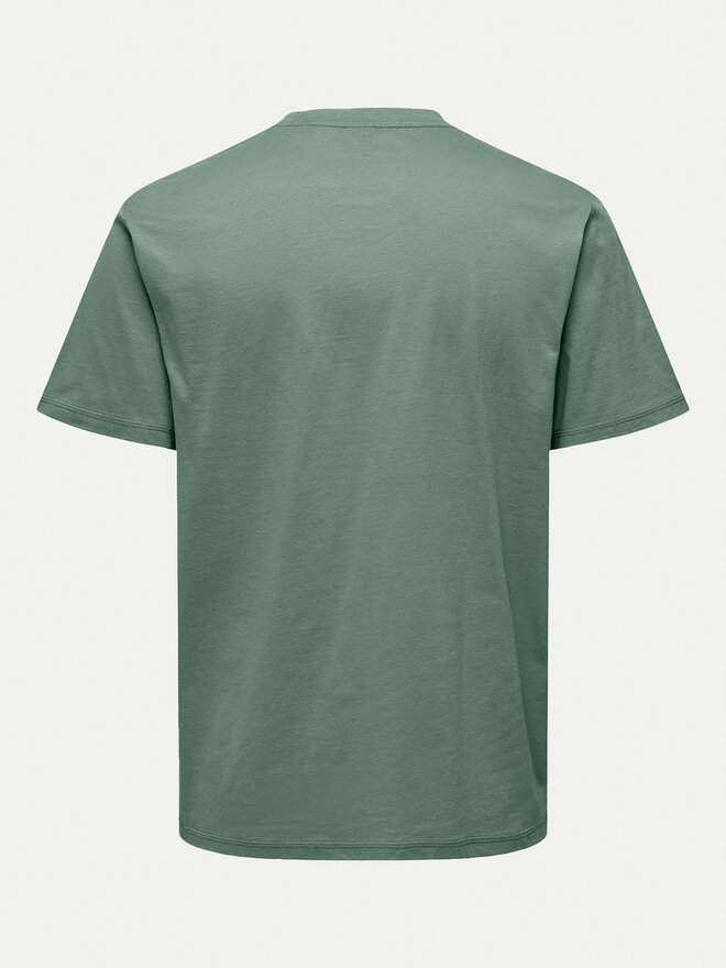 Only & Sons Only & Sons Camiseta 22025208 Verde Regular Fit