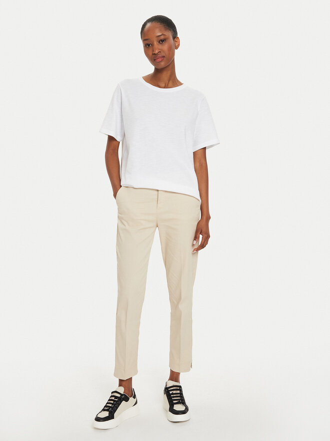 United Colors Of Benetton United Colors Of Benetton Marškinėliai 3BVXD102P Balta Regular Fit