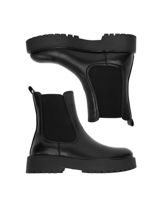 DeeZee Боти тип челси DeeZee 24ST0112-1 Черен