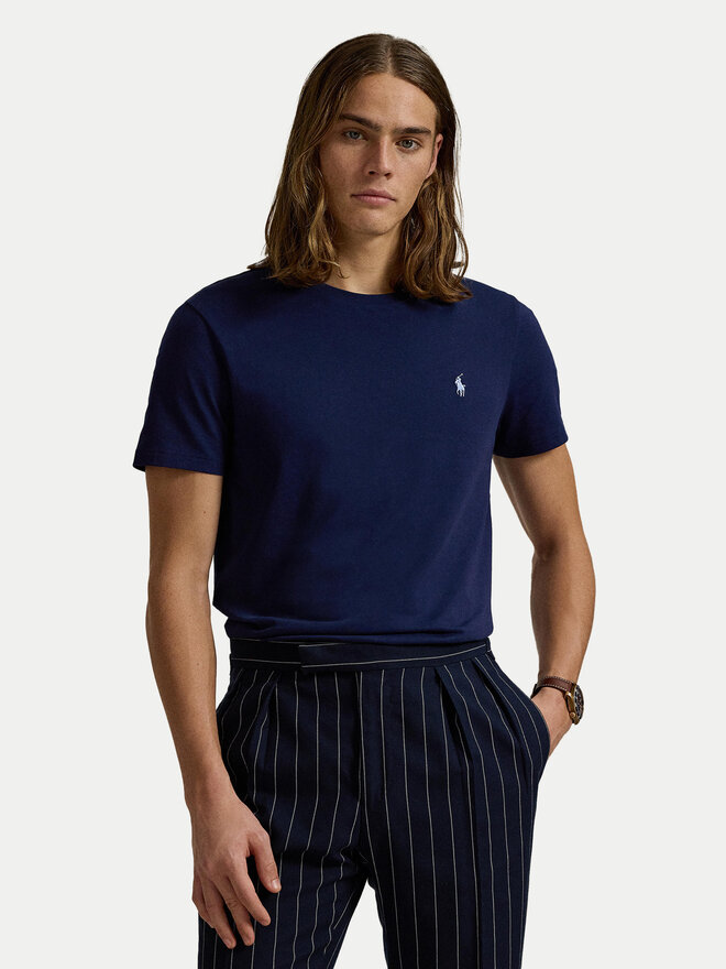 Polo Ralph Lauren Polo Ralph Lauren T-Shirt 710671438404 Dunkelblau Slim Fit