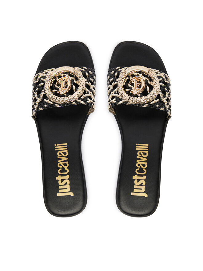 Just Cavalli Шльопанці Just Cavalli 80RA3S83 ZSE38 Чорний