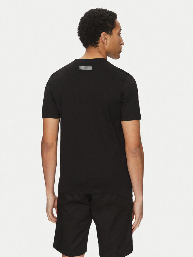 HUGO HUGO T-Shirt Dimerstee 50542969 Μαύρο Slim Fit