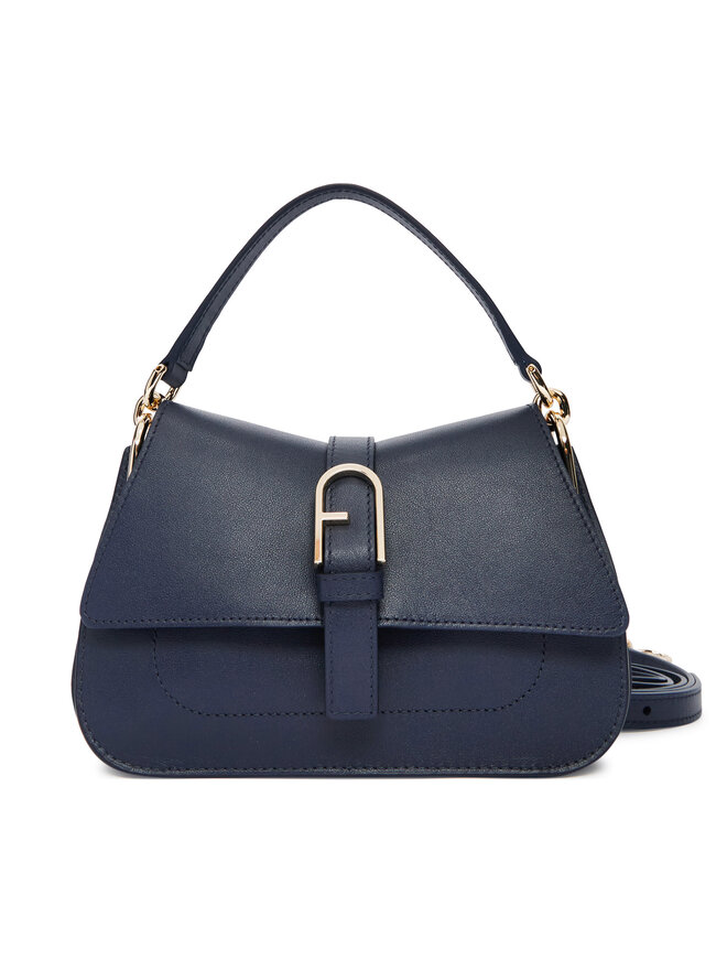 Furla Handtasche Furla Flow Mini Top WB01032 BX2045 BG 4852S Dunkelblau