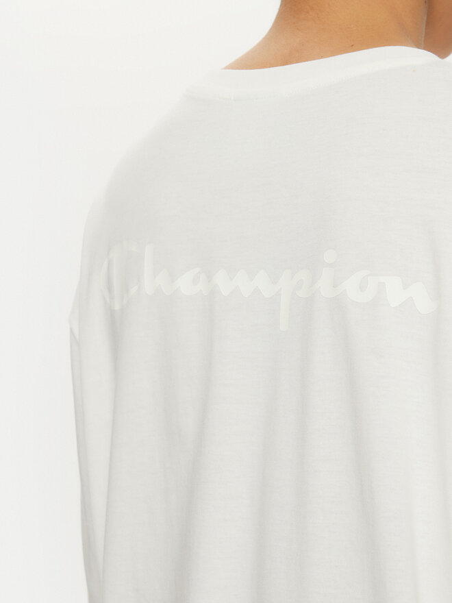 Champion Champion Póló 117537 Ekru Loose Fit