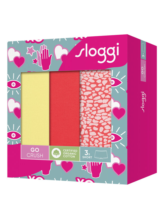 Sloggi Sloggi Набір з 3 пар боксерів Go Crush 10219652 Кольоровий