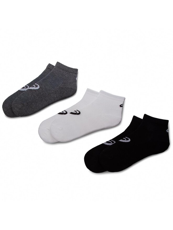 Asics Set od 3 para unisex visokih čarapa Asics 3PPK Quarter Sock 155205 Siva