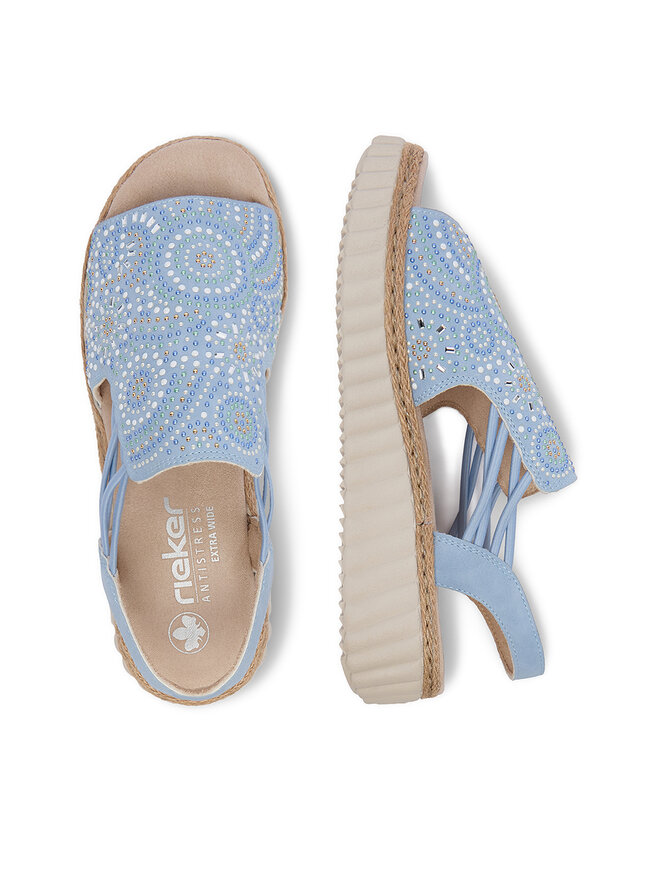 Rieker Sandalen Rieker CEO-69246-10 Hellblau